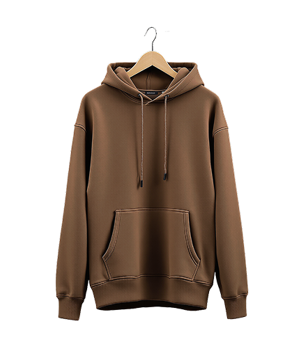 Classic Oversized Brown Hoodie